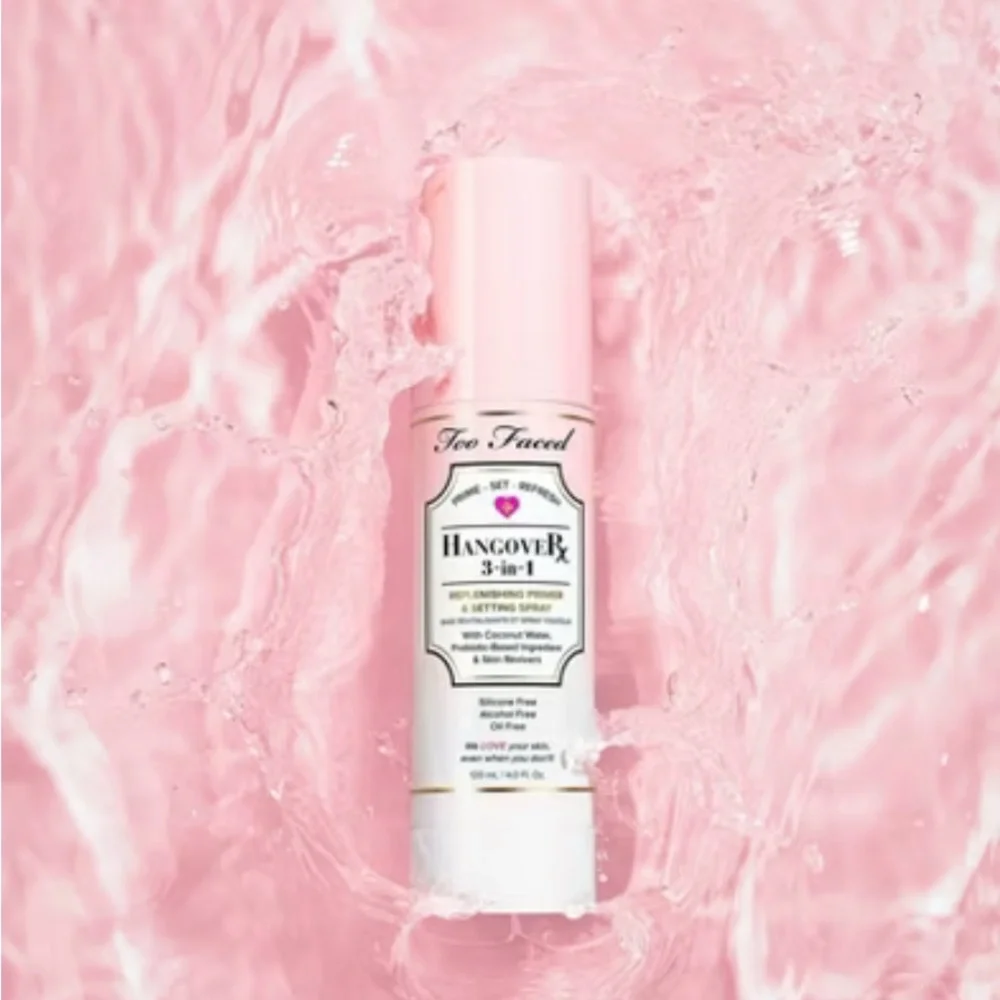 Too Faced HangoveRX 3-In-1 Replenishing Primer & Setting Spray NIB